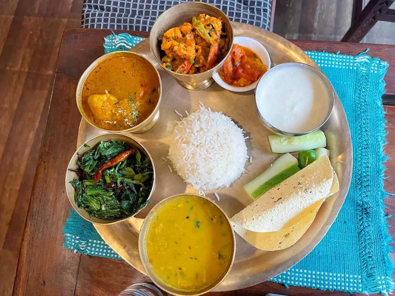 Nepali Thali Top 10 Famous Foods of Darjeeling