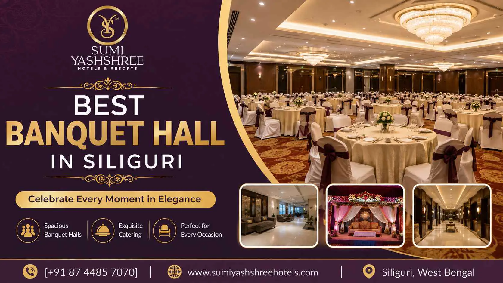 Best Banquet Hall in Siliguri 2026 | Sumi Yashshree travel blog by Sumi Yashshree Hotels