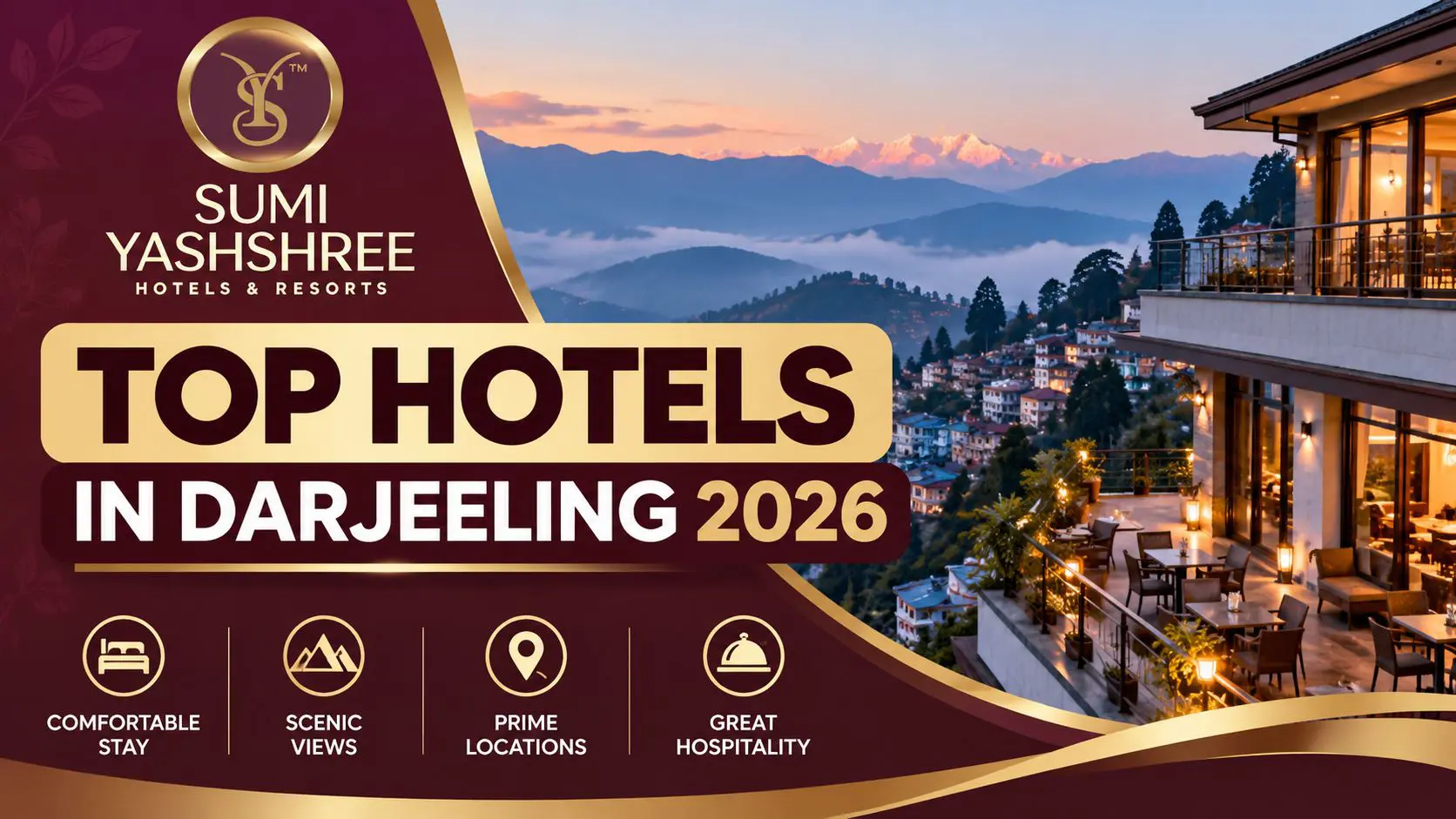 Top Hotels in Darjeeling 2026 | Best Stays Near Mall Road travel blog by Sumi Yashshree Hotels