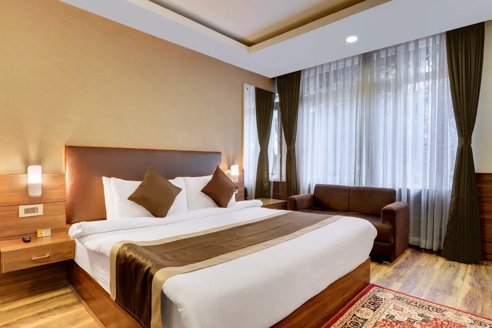 Cosy Accommodations at Sumitel Shangrila Deorali, Gangtok