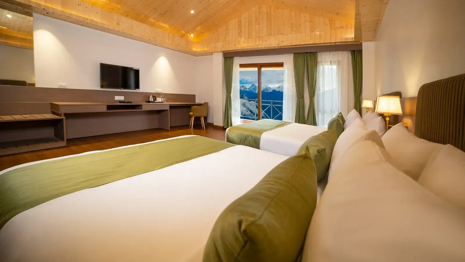 Premium Family Room With Valley View & Balcony