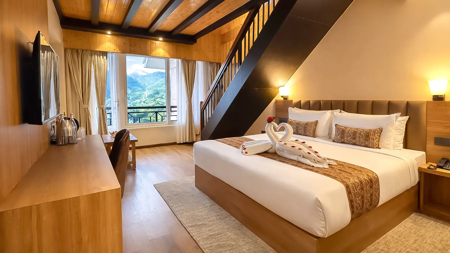 Attic Room with Balcony